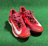 Nike Alpha Huarache Elite 4 Turfs University Red White DJ6523-616 Men's Sz 11.5 - Hot-Bat Sports