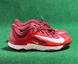 Nike Alpha Huarache Elite 4 Turfs University Red White DJ6523-616 Men's Sz 11.5 - Hot-Bat Sports