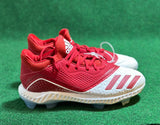 Women's Adidas Icon V Bounce TPU Baseball Softball Cleats Sz 9 Red G28311 - Hot-Bat Sports