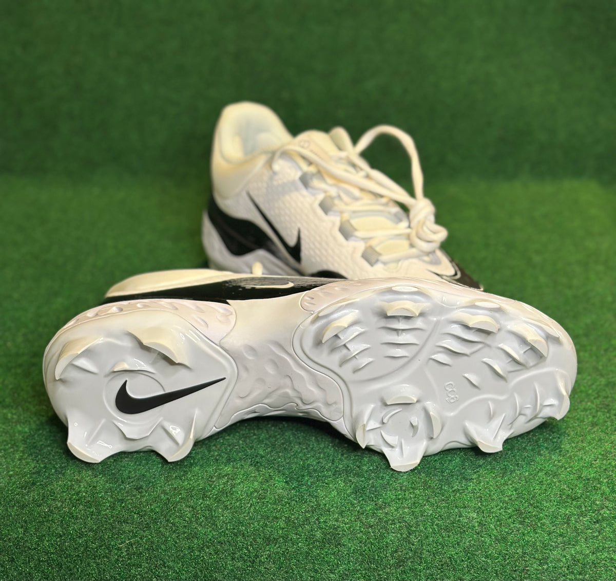 NIKE ALPHA HUARACHE ELITE 4 LOW MCS BASEBALL CLEATS FD6255-101 Size 11 ...