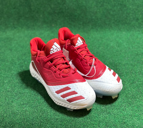 Women s Adidas Icon V Bounce TPU Baseball Softball Cleats Sz 9 Red G28311