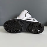 Nike Air Jordan 1 Mid Custom Baseball Softball Cleats White Black Men's Size 11 - Hot-Bat Sports
