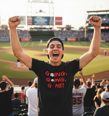 Going,Going,Gone! t-shirt lifestyle photo