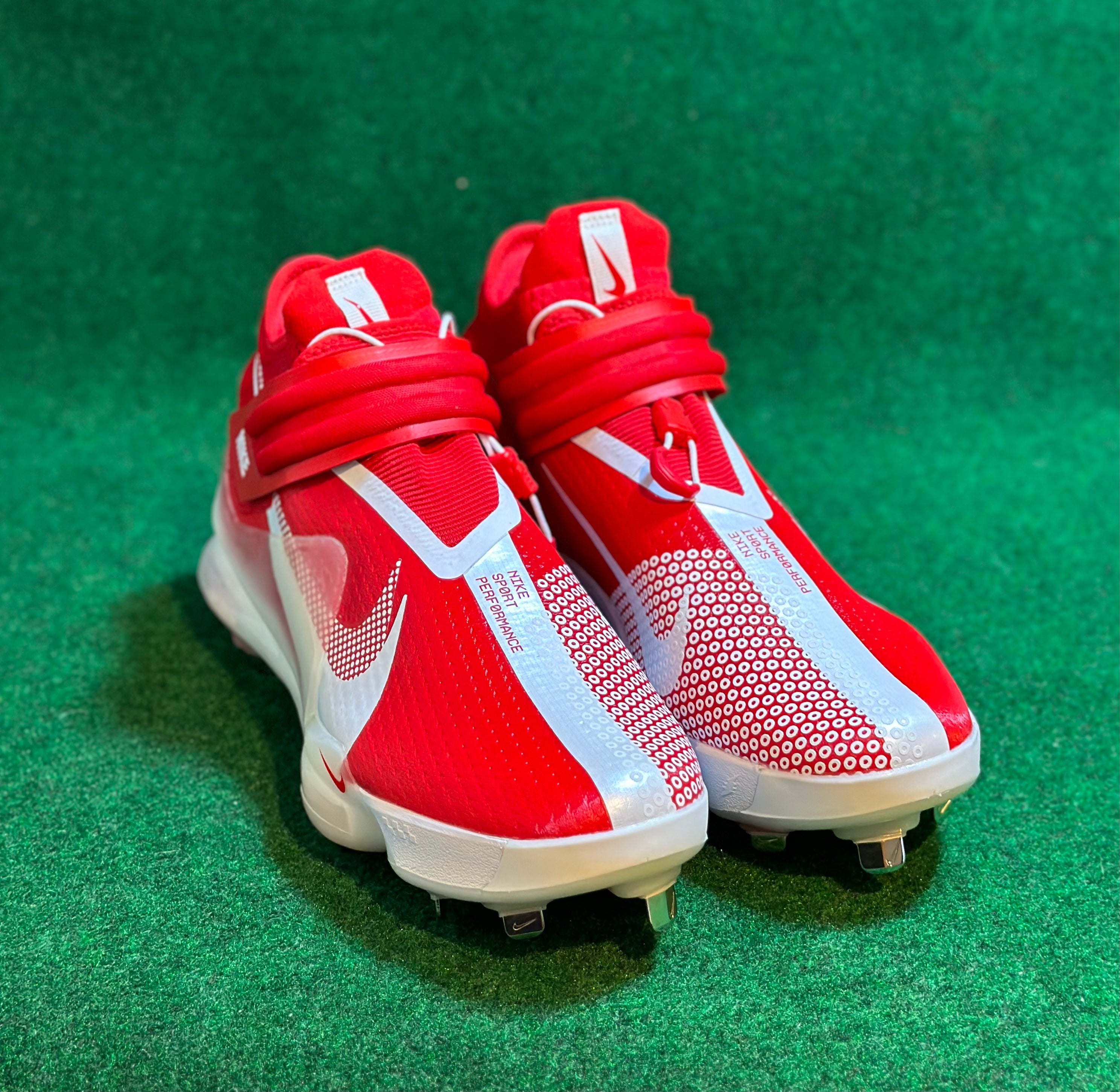 Nike Force Zoom Trout 7 Baseball Cleats Red White DC9904-602 Mens Size
